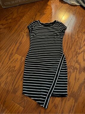 January 7 stripes dress